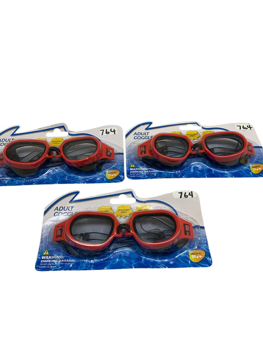 21074 - Red and Green Adult Goggles 7" Set |TBD|