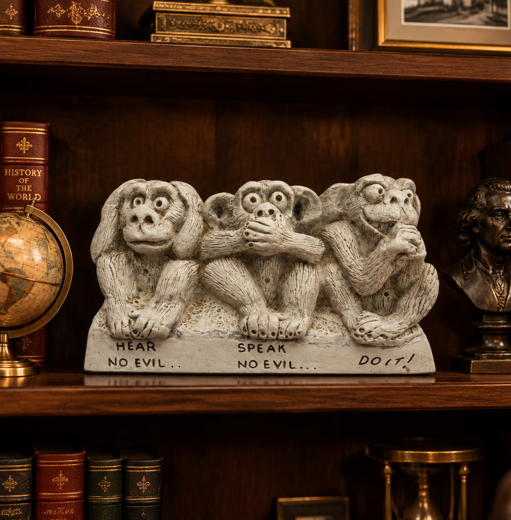 11870 - 6" Hear No Speak No Do It Monkeys |TBD|