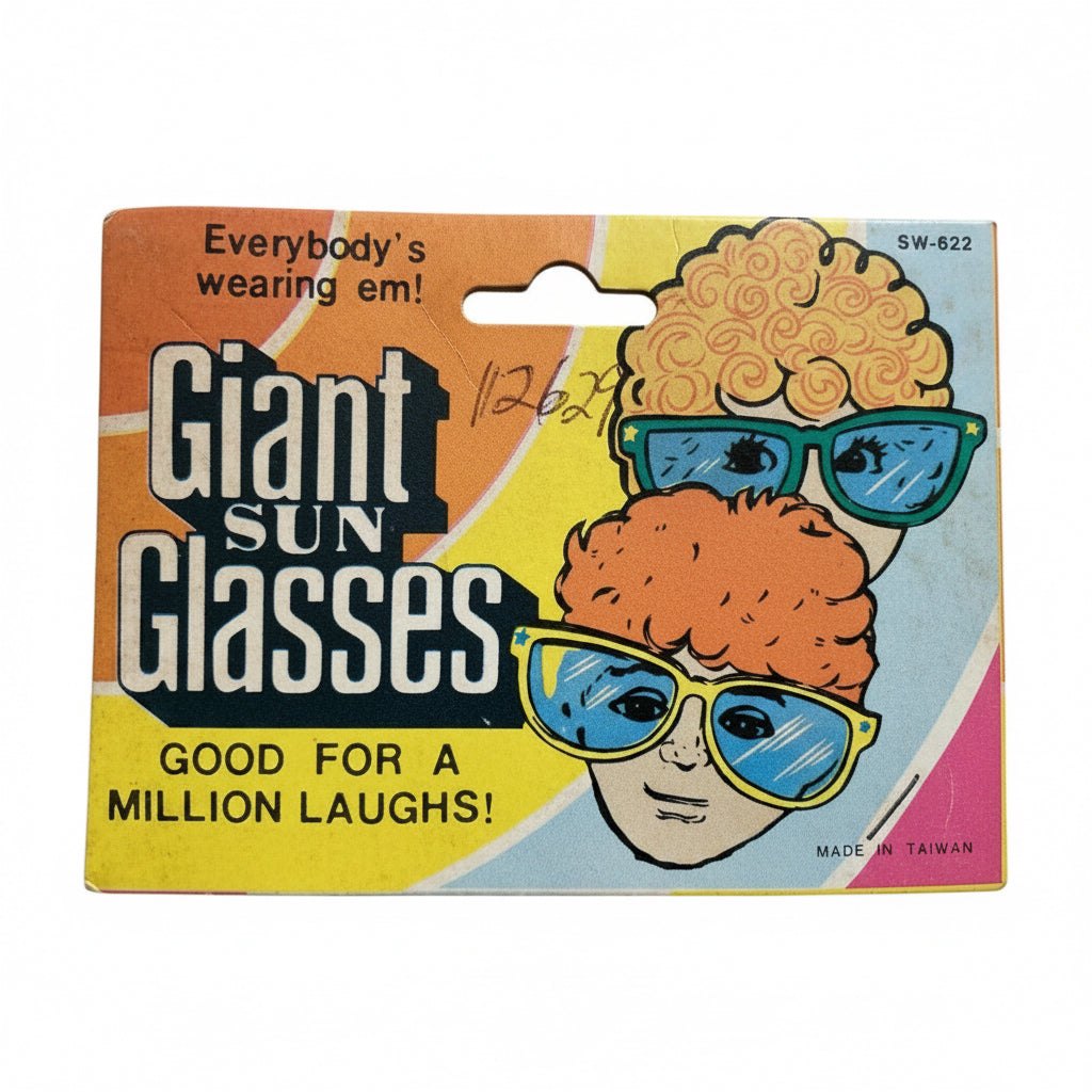 12629 - Pack of Two Giant Sun Glasses w/ Eyes 10-Inch |TBD|