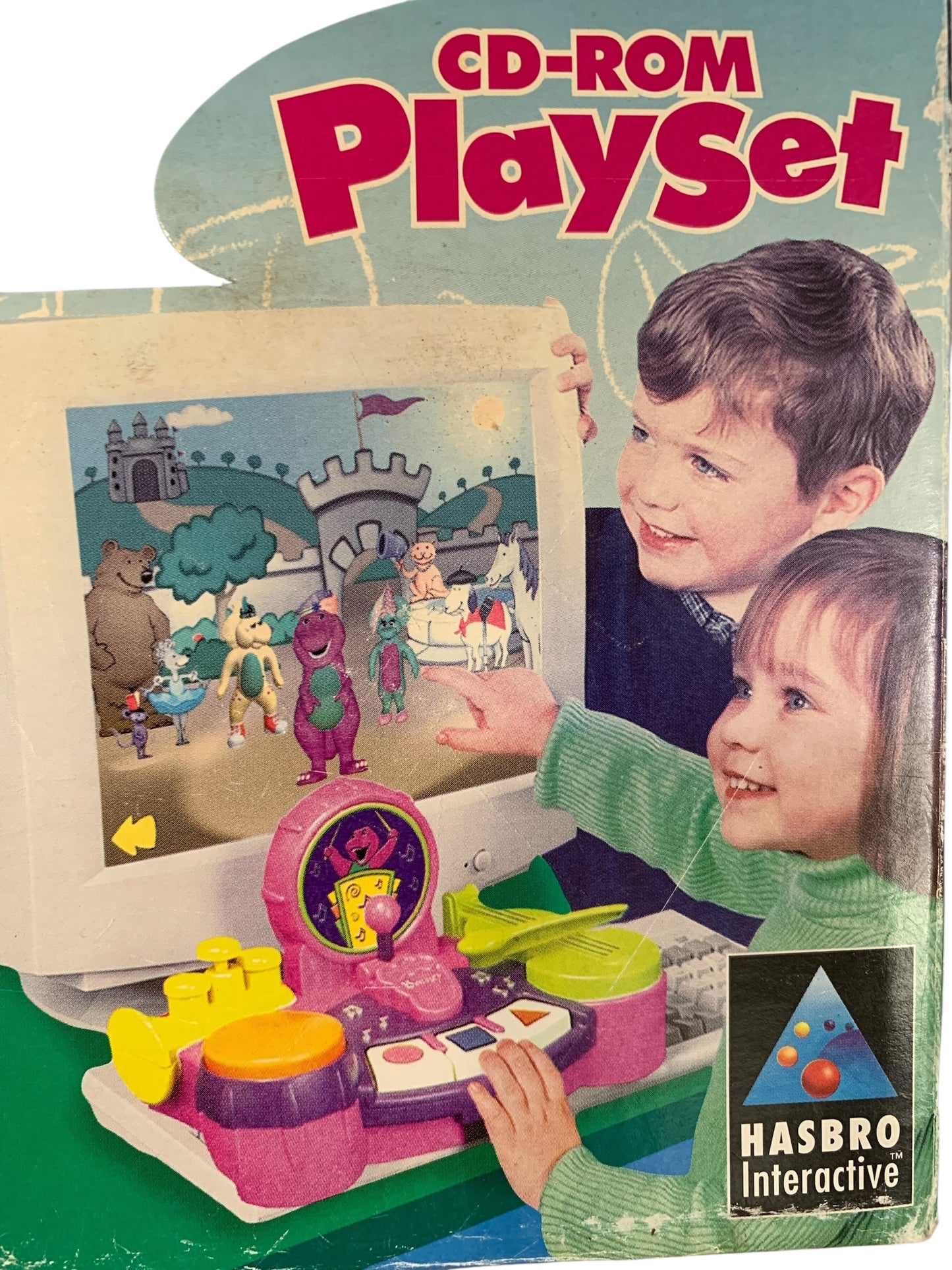 3327 - VINTAGE Barney CD ROM Playset 10" |TBD|