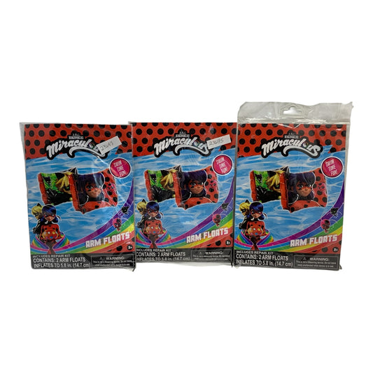23695-Miraculous Character Swim Armbands for Kids (3 Pairs) |TBD|