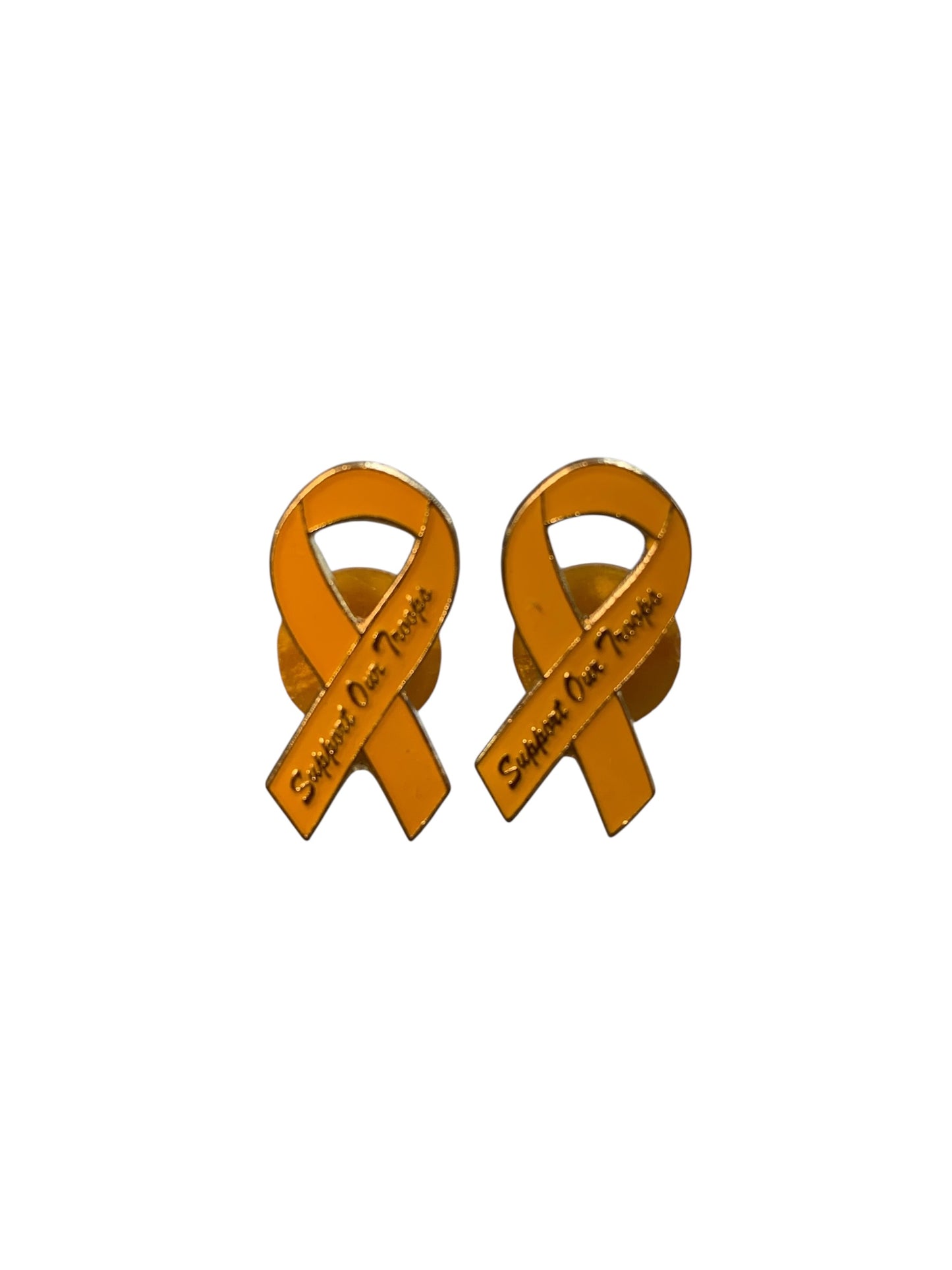 14398 - Set of 2 Enamel Support Our Troops Lapel or Hat Pin |RS.2|