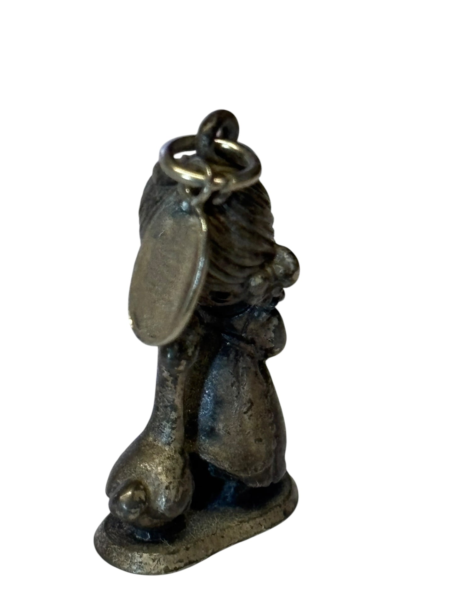 38407 - 1" Vintage Precious Moments Jonathan David Pewter Charm |1-2|