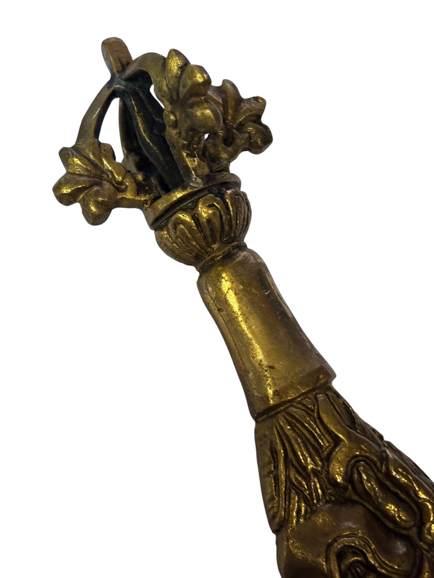 36146 - 15-Inch Exotic Tibetan Dagger Rustic Copper And Metal |113|