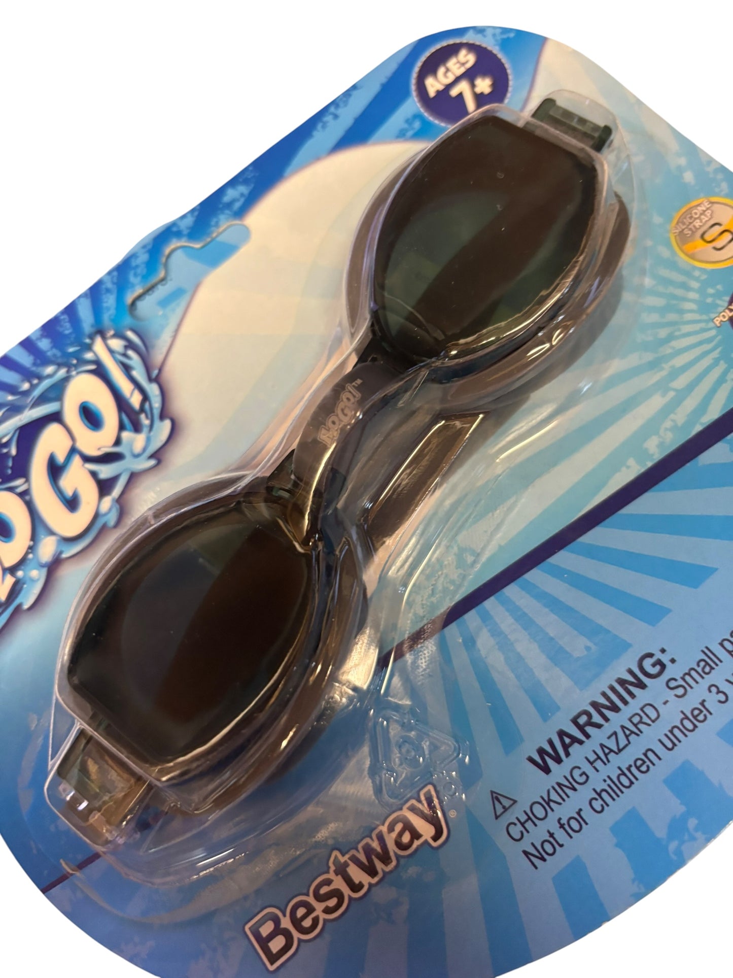 4039 - Set of 2 Bestway Ocean Wave Goggles Grey Age 7 Plus |TBD|