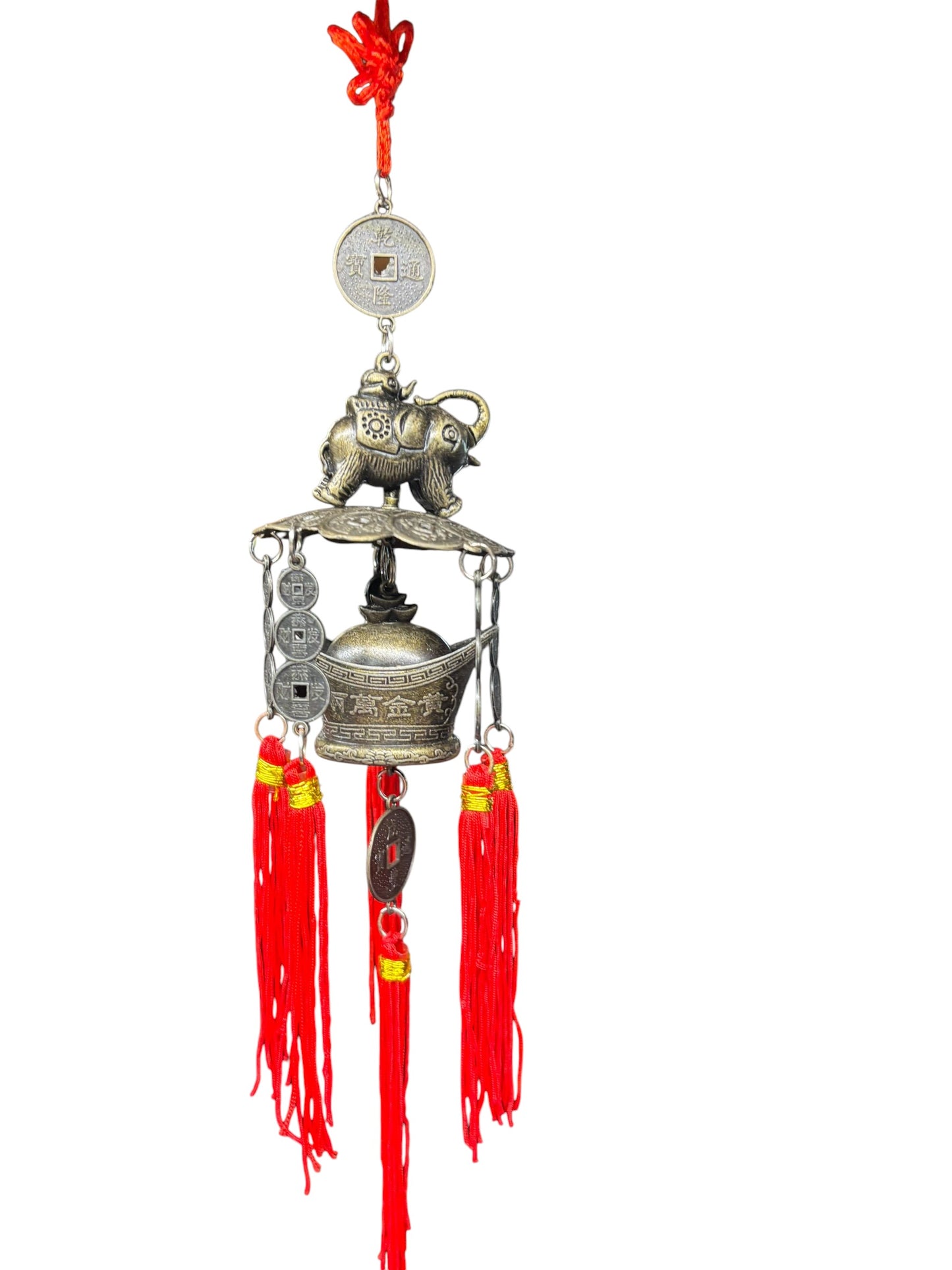 21123 - 15" Elephant Charm w Ingot |13-22|