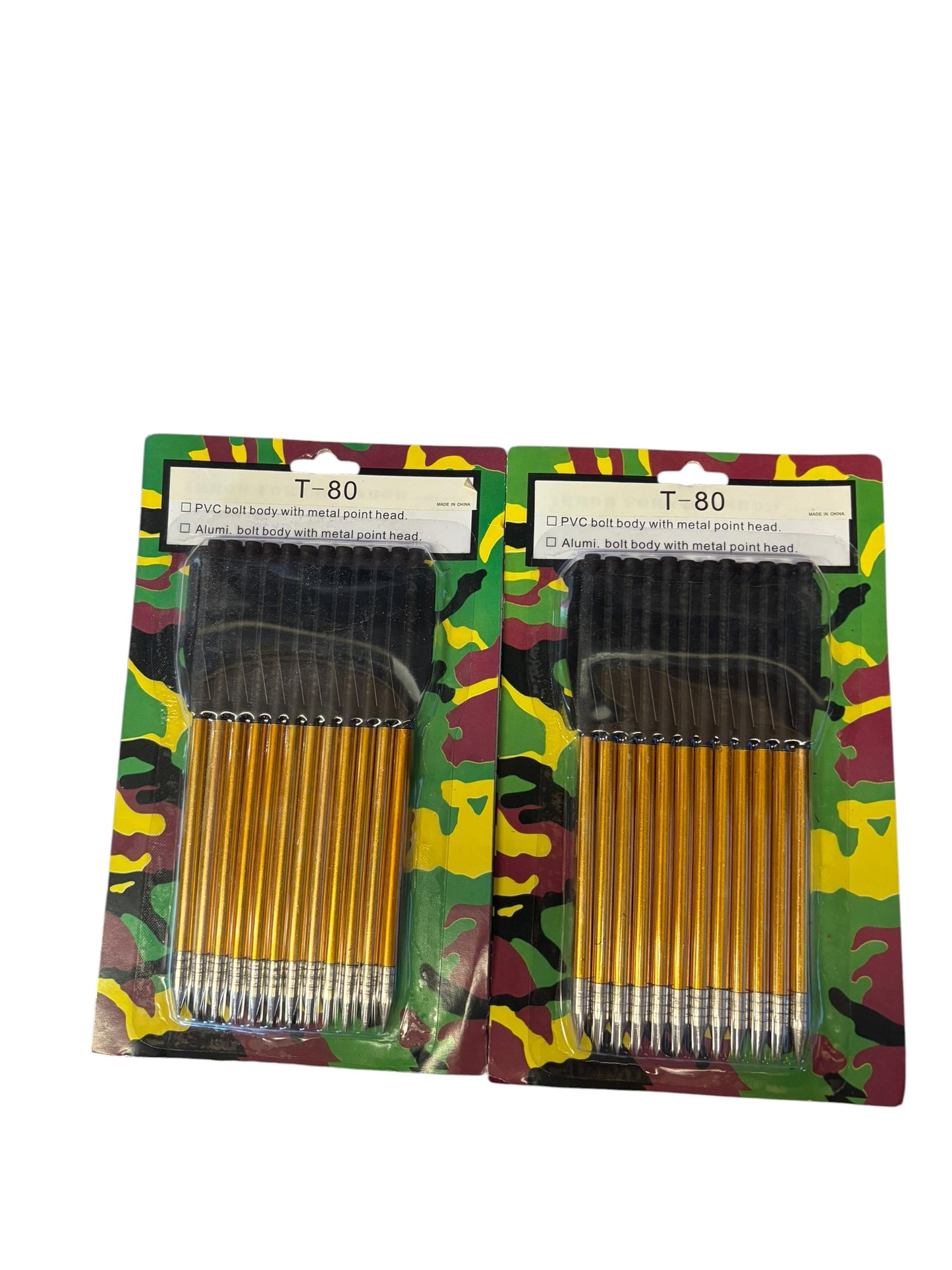 16906-Aluminum Replacement Arrows for 80 lb Pistol Crossbows 2-Pack of 12 |84|