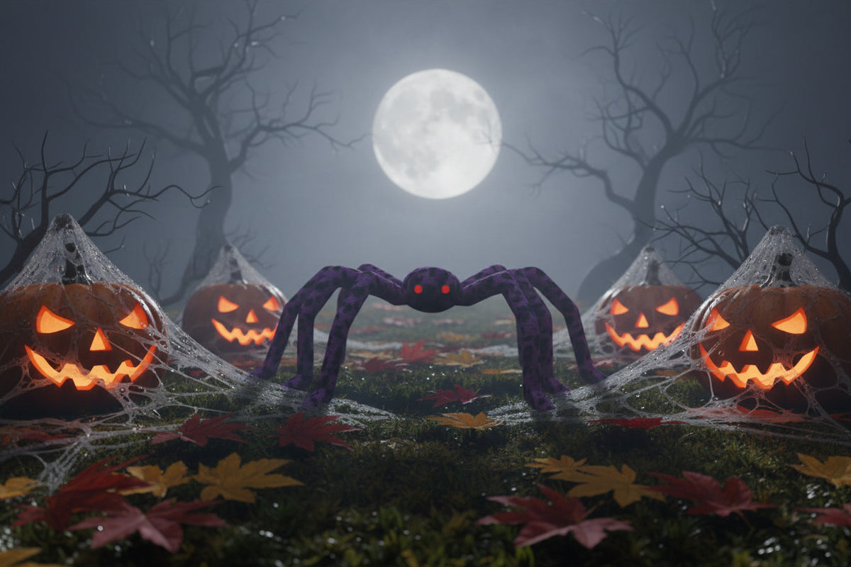22579 - 18" Plush Purple Spider - |Pod 2-4|