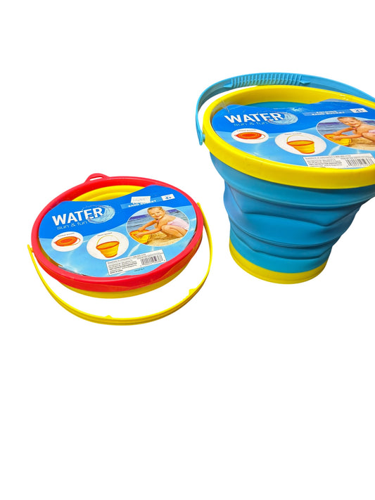4690 - Set of Two Sun Fun Folding Sand Bucket 7" |28-Peg|