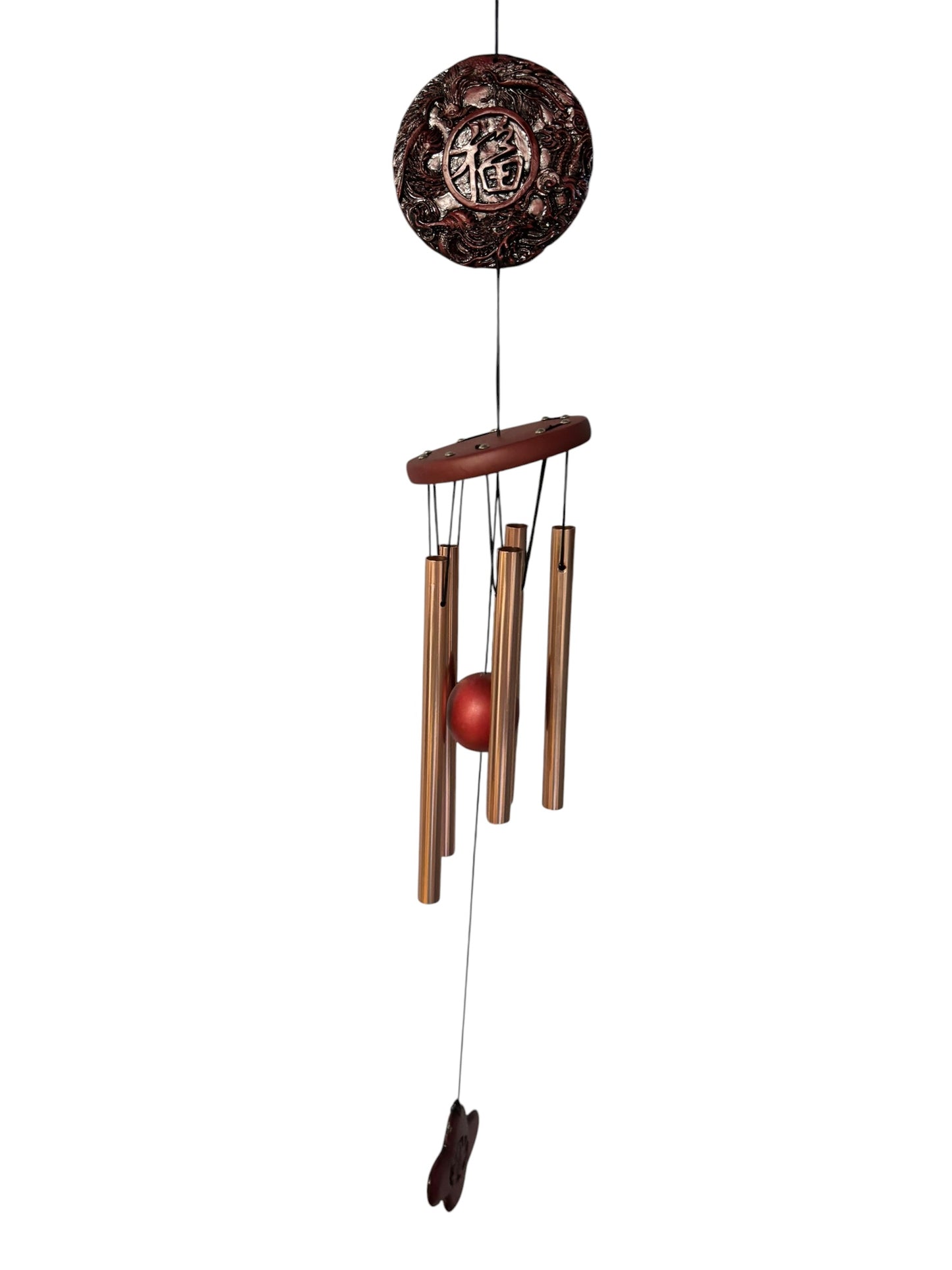 1027 - 23" Soapstone Dragon Wind Chime |G-12|
