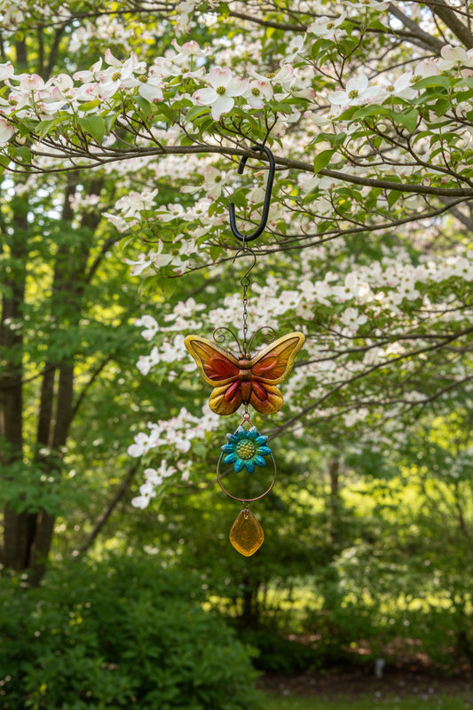 21599 - Yellow Butterfly Windchime Hanger |TBD|