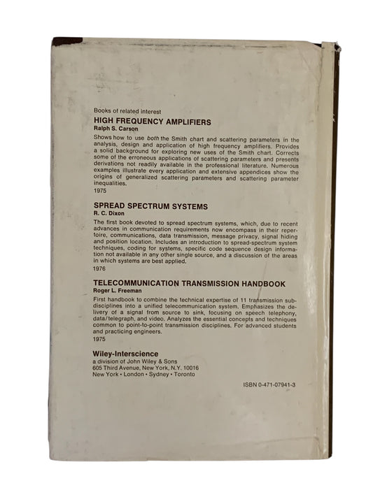 36581 - Book Hard Cover Phase-Locked Loops: Application to Coherent Receiver Design 9" |8-2|