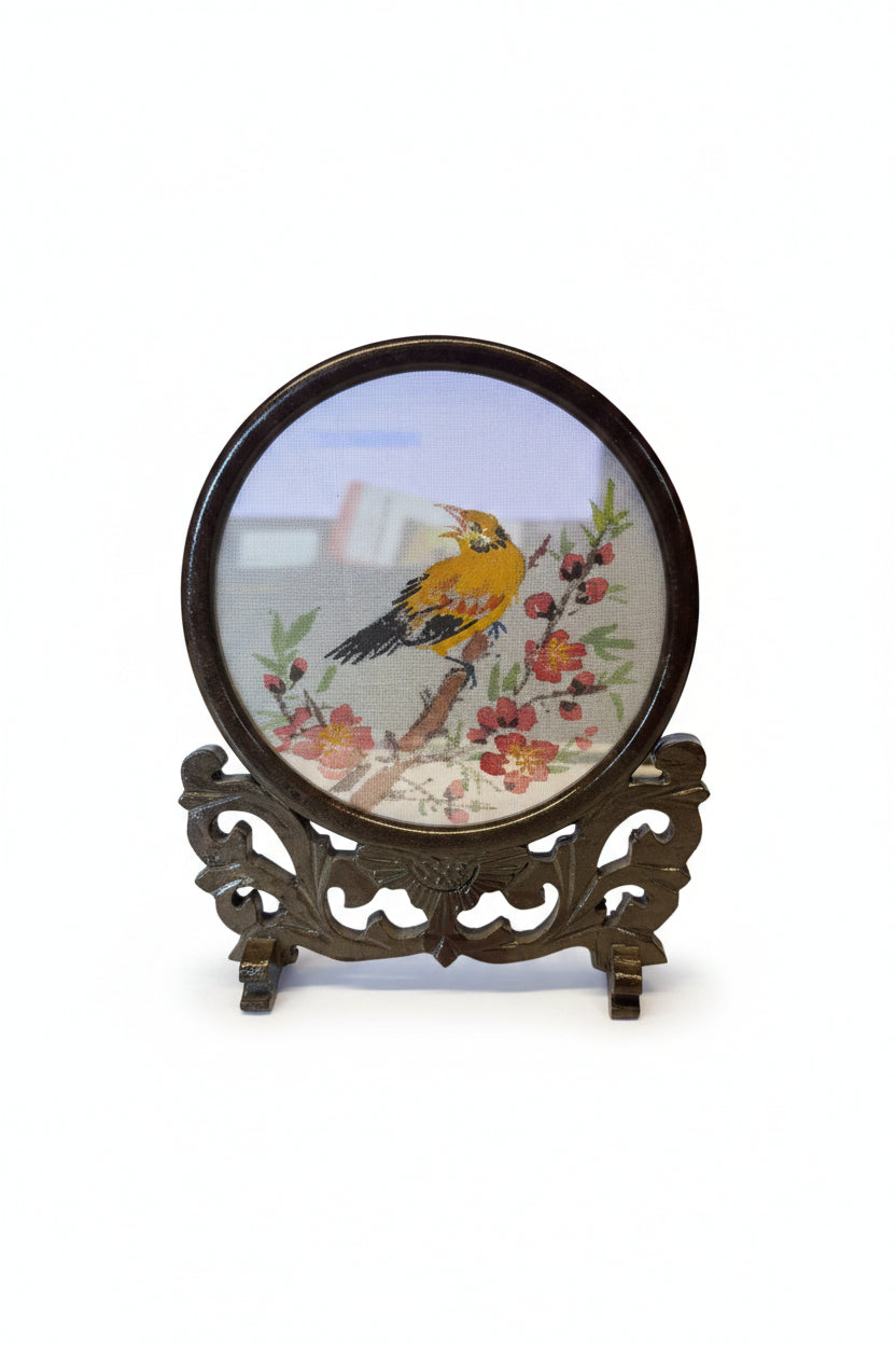 14940 - Set of 3 Painted Silk Screens 5" |12-25|
