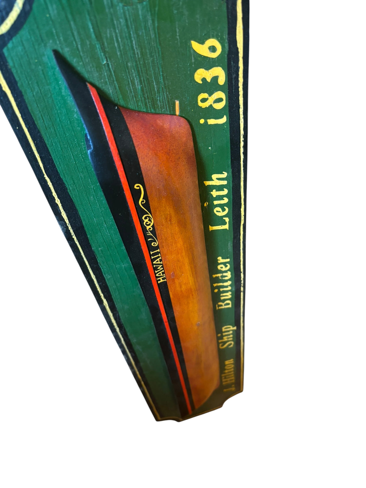 6540 - J Hilton Ship Builder Plaque 25 6X26" - |13-20|