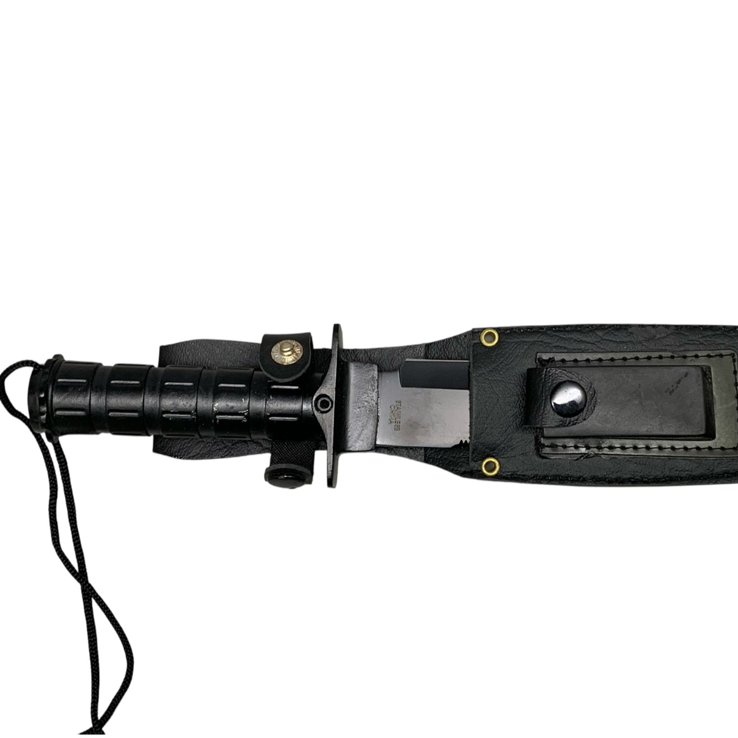 42496 - 10" BLACK STAINLESS SURVIVAL KNIFE LIFESAVING |TBD|