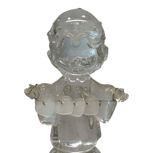 34928 - 3" Precious Moments "You Have Touched So Many Hearts" Crystal Figurine |H-10|