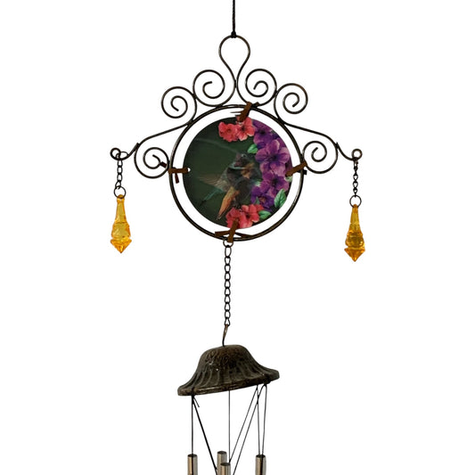 1565 - Hummingbird Holographic Chime 30" |17-30|
