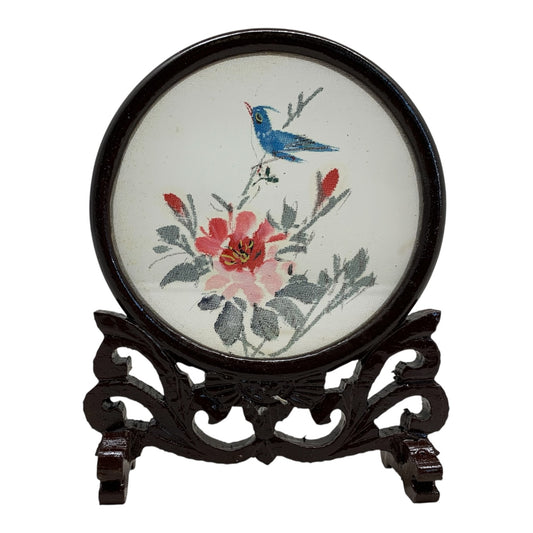 16113 - 5" Silk Painted Bird on Stand |20-20|
