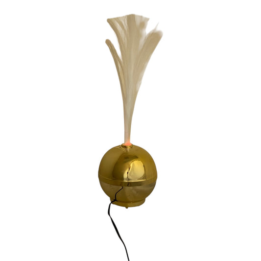 1619 - Gold Fiber Optic Ball-Style Lamp |H-1/H-4/Pod 3-63|