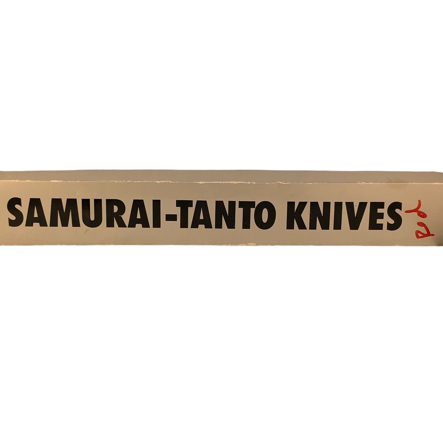 43238 - Samurai-Tanto Knife Red - A -MW COOL BEANS