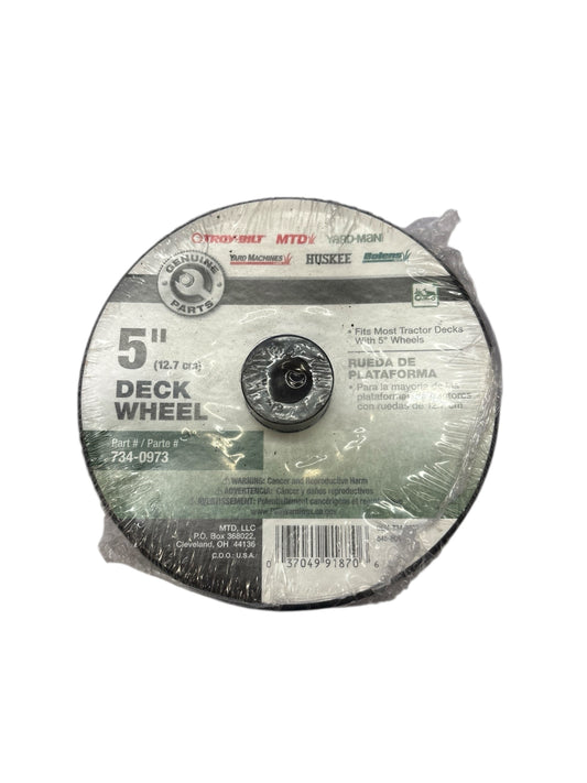 39154 - 5" Deck Wheel Troy-Bilt Part # 734-0973 |TBD|