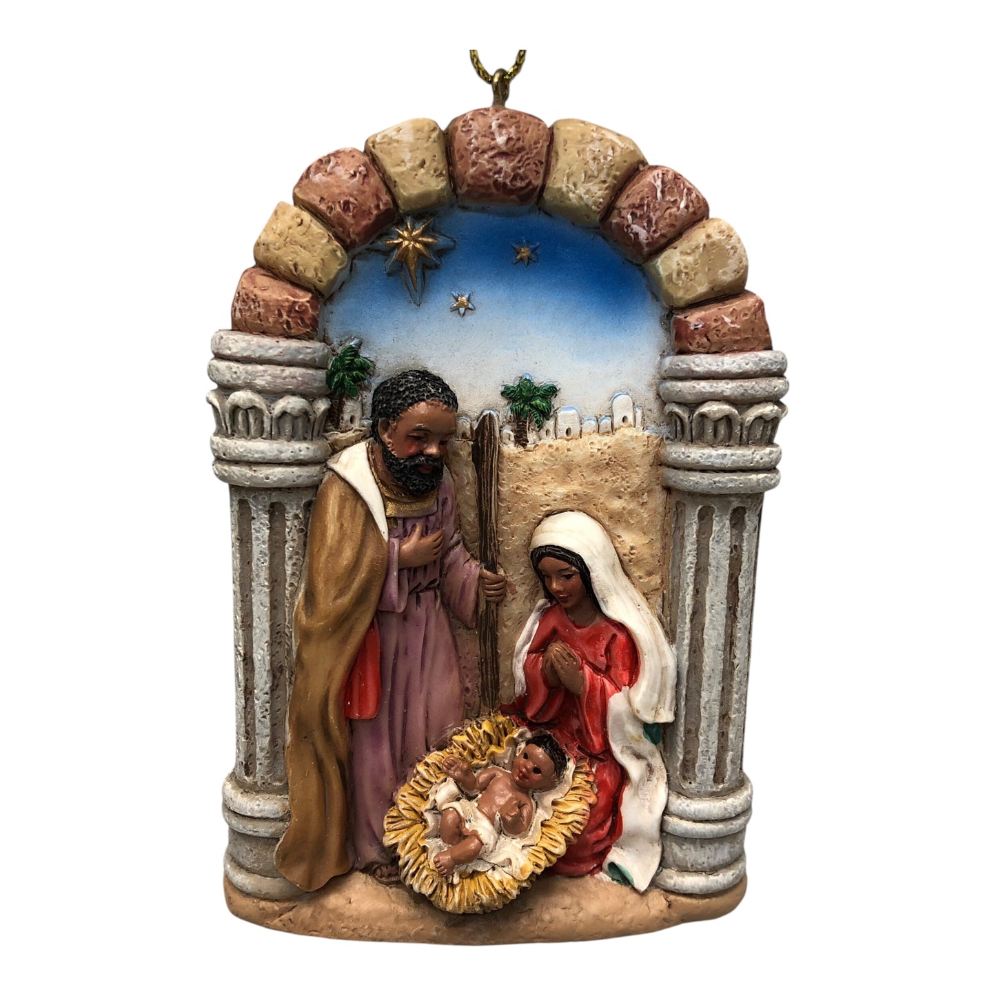 29004 - The Holy Family Ornament Black |Pod 2-61|