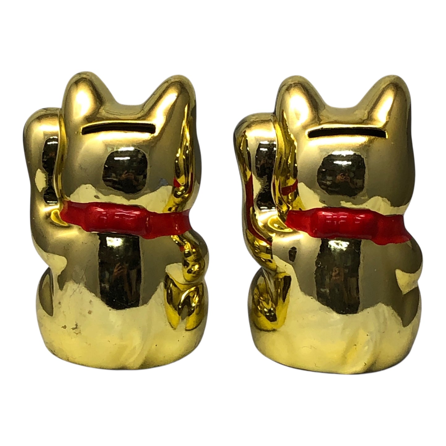 6369 - 4" Golden Maneki Cat - Left Paw |Z-9|