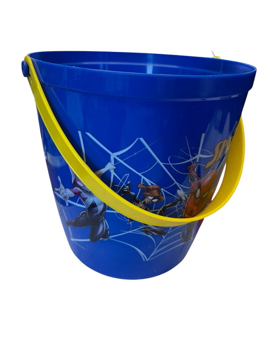 3158 - Blue Spider-Man Bucket or Pail Plastic 7.5" w/ Shovel |6-11|