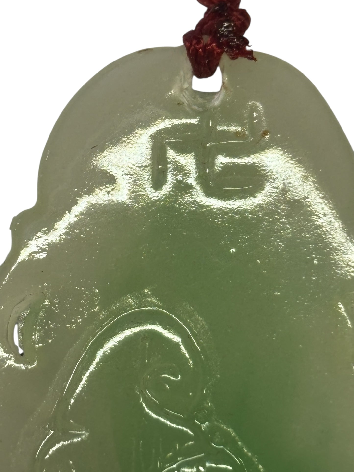 43262 - 3 In Jade Quan Yin Pendant |Clear-119|