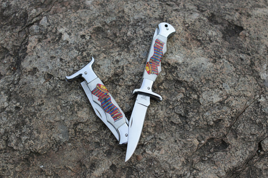 4408 - Set of Two 4.5" Closed Stainless Blade Mexico Knife |102||Store|