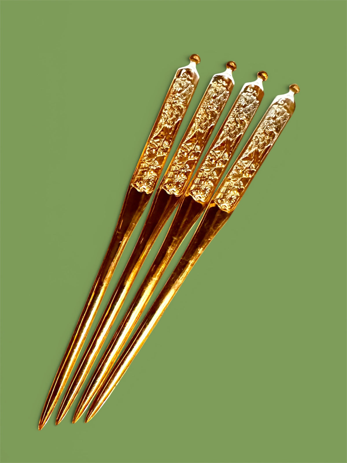 17304 -8-Inch Gold Letter Opener Set - 4 Pack Office Accessory |81|