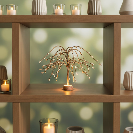 48338 - WILLOW TREE 12-Inch Decorative Pip Berry Tree - Rustic Tabletop Decor |H-3|