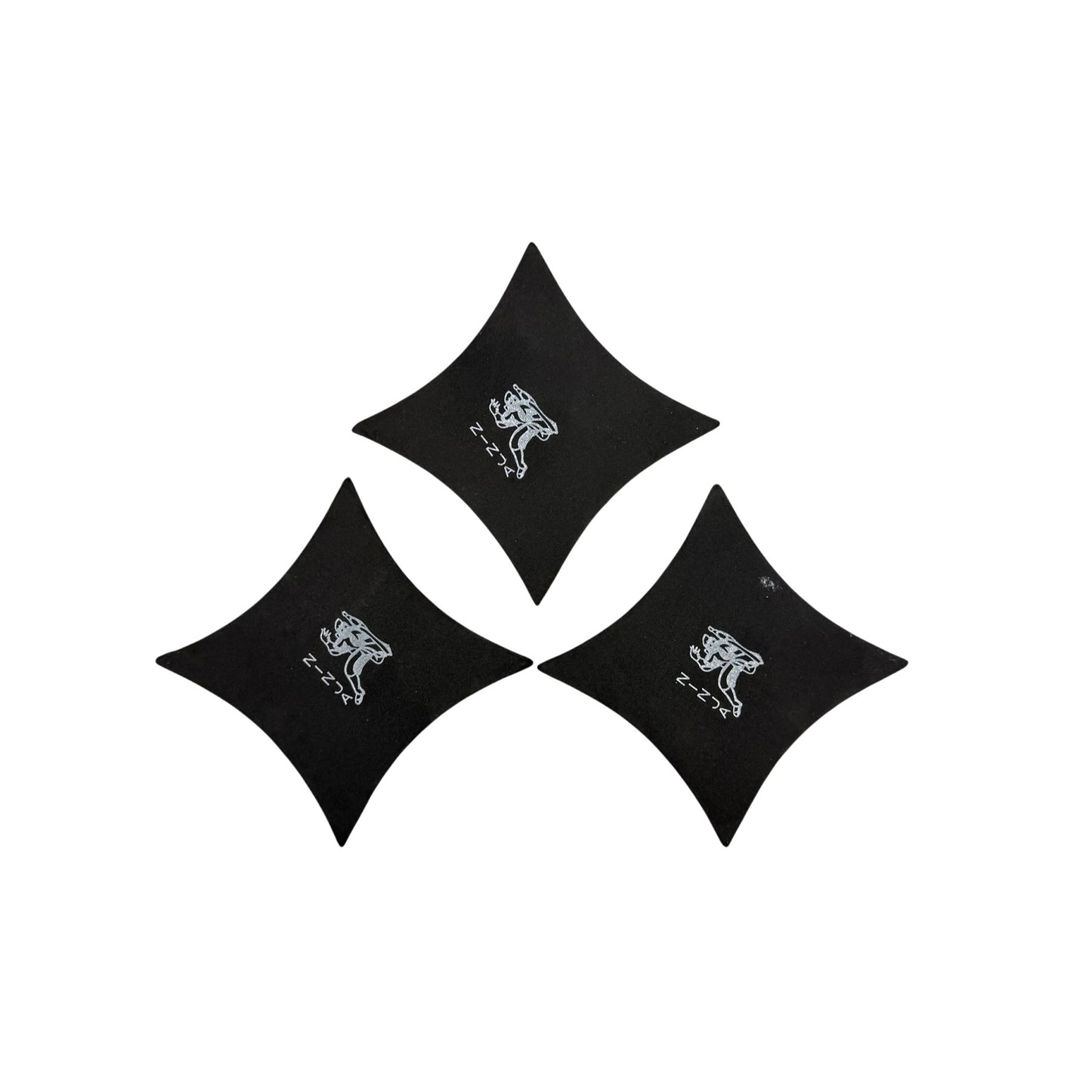 11 - Set of 3 - Foam 4" Throwing Stars 4 Moon 4 Pt |Star Shelf||76|