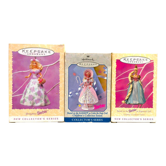 450 - Set of 3 Hallmark Keepsake Barbie Collector's Series Ornaments |Pod 1-74|