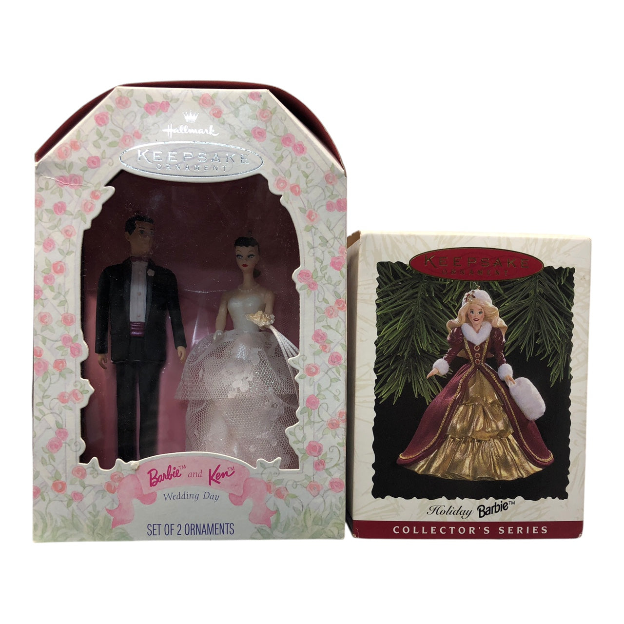 510 - Set of 2 Hallmark Keepsake Barbie Celebration Ornaments |Pod 1-66|