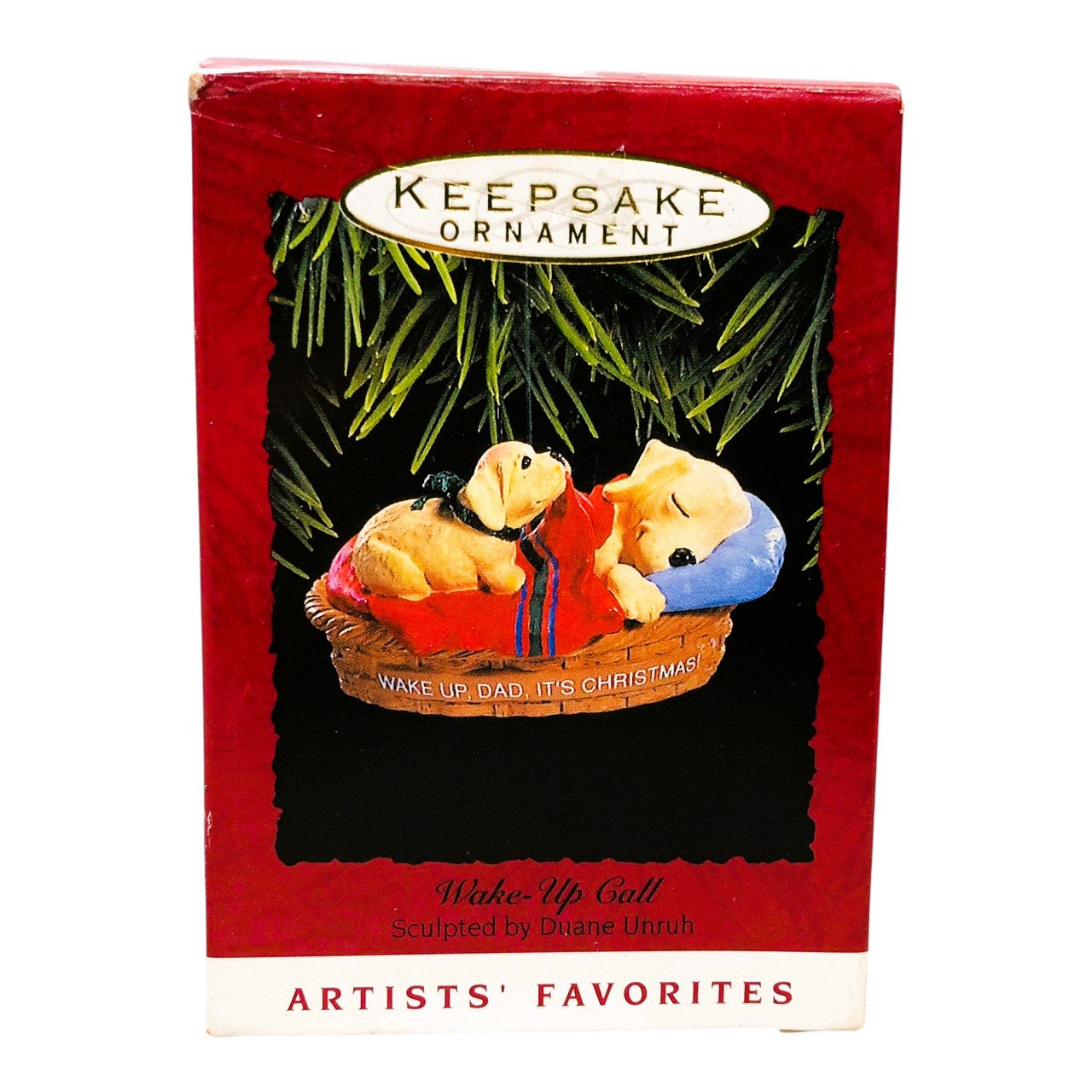 551 - Set of 3 Hallmark Keepsake Puppy Ornaments - Brother Wake-Up Call Special Dog |Pod 1-74|