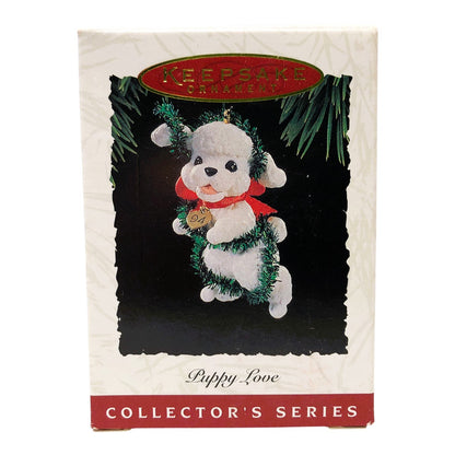 678 - Set of Three Charming Hallmark Keepsake Christmas Ornaments - Puppy Love |Pod 1-66|