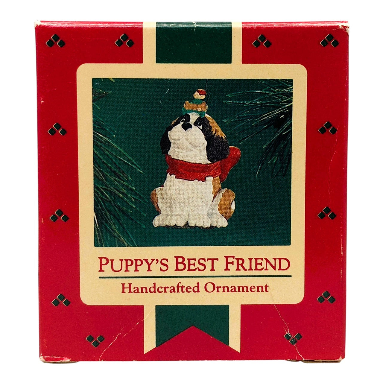 678 - Set of Three Charming Hallmark Keepsake Christmas Ornaments - Puppy Love |Pod 1-66|