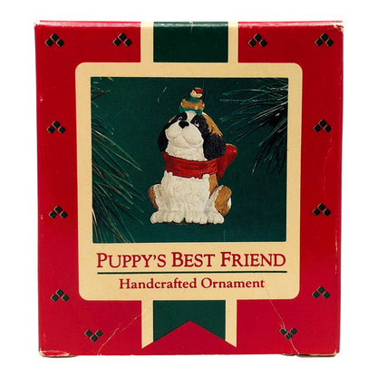 678 - Set of Three Charming Hallmark Keepsake Christmas Ornaments - Puppy Love |Pod 1-66|