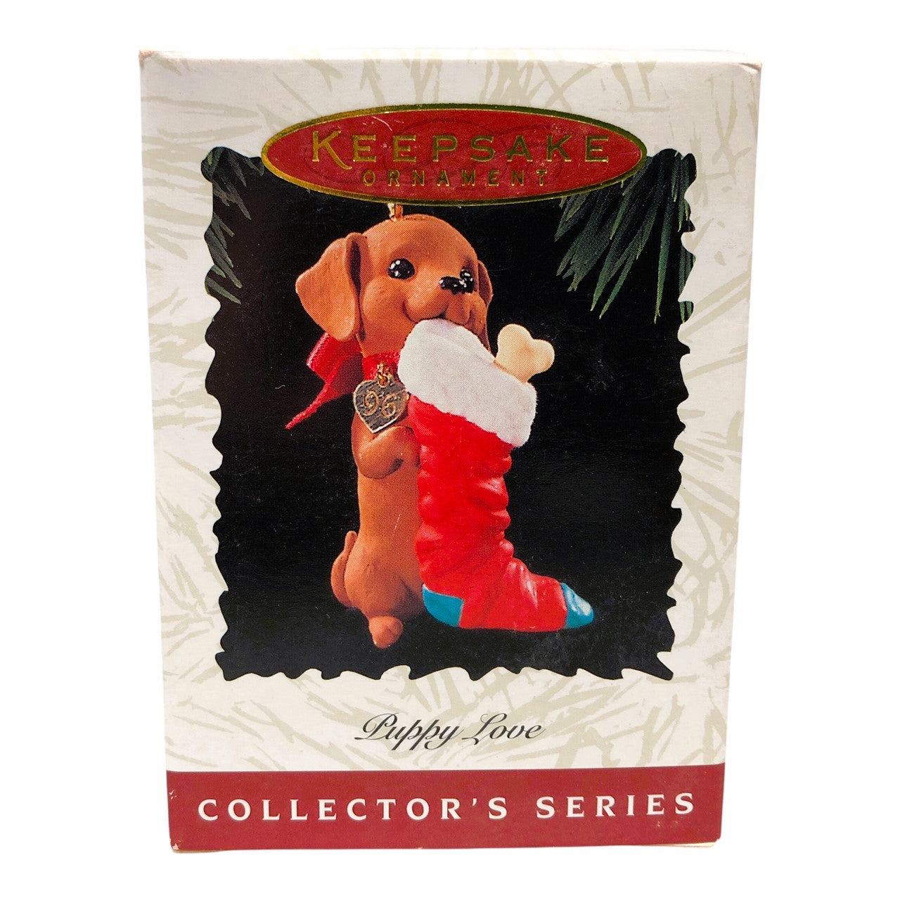 678 - Set of Three Charming Hallmark Keepsake Christmas Ornaments - Puppy Love |Pod 1-66|