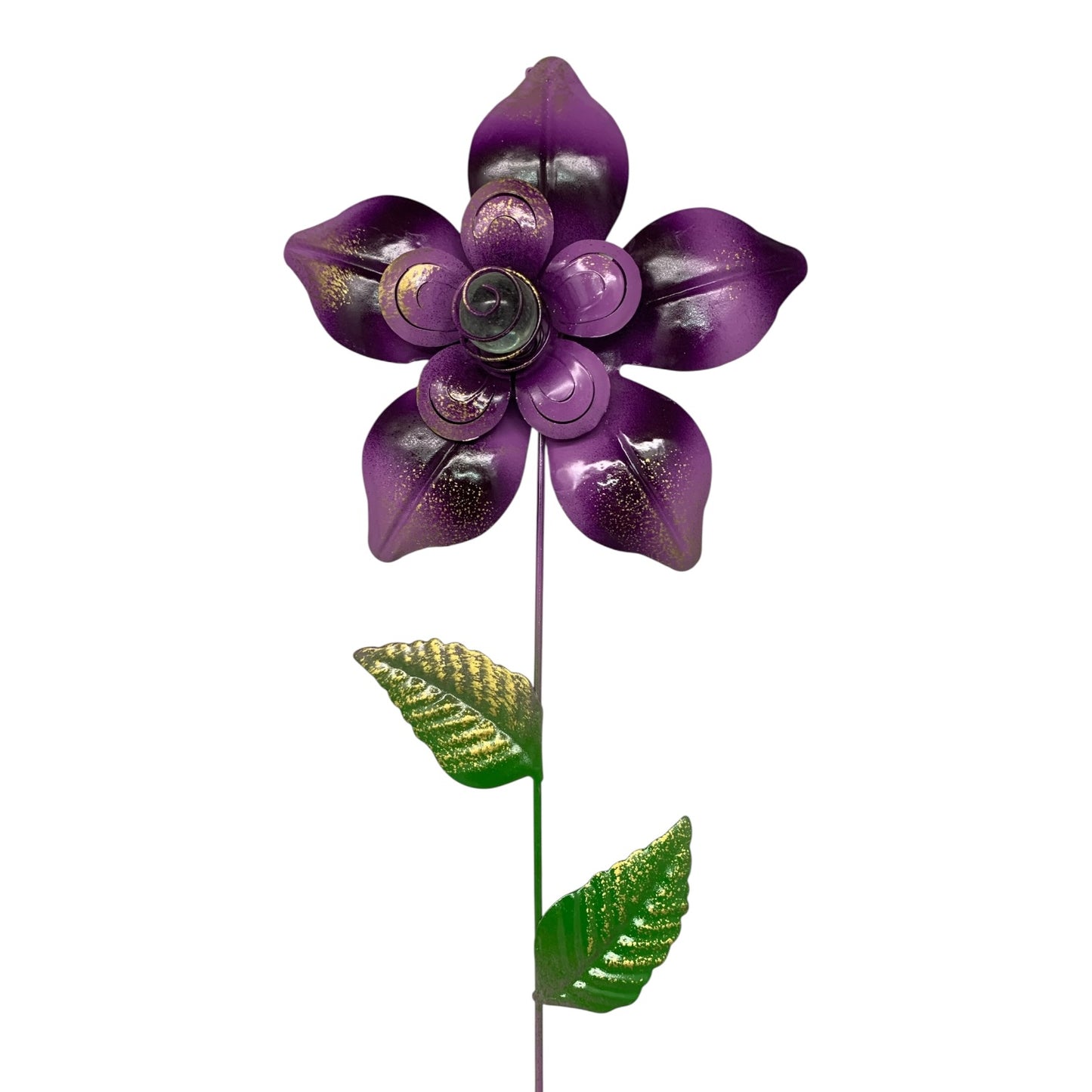 37067 - Set of 7 Purple Metal Daisy 21" Garden Stakes |TBD|