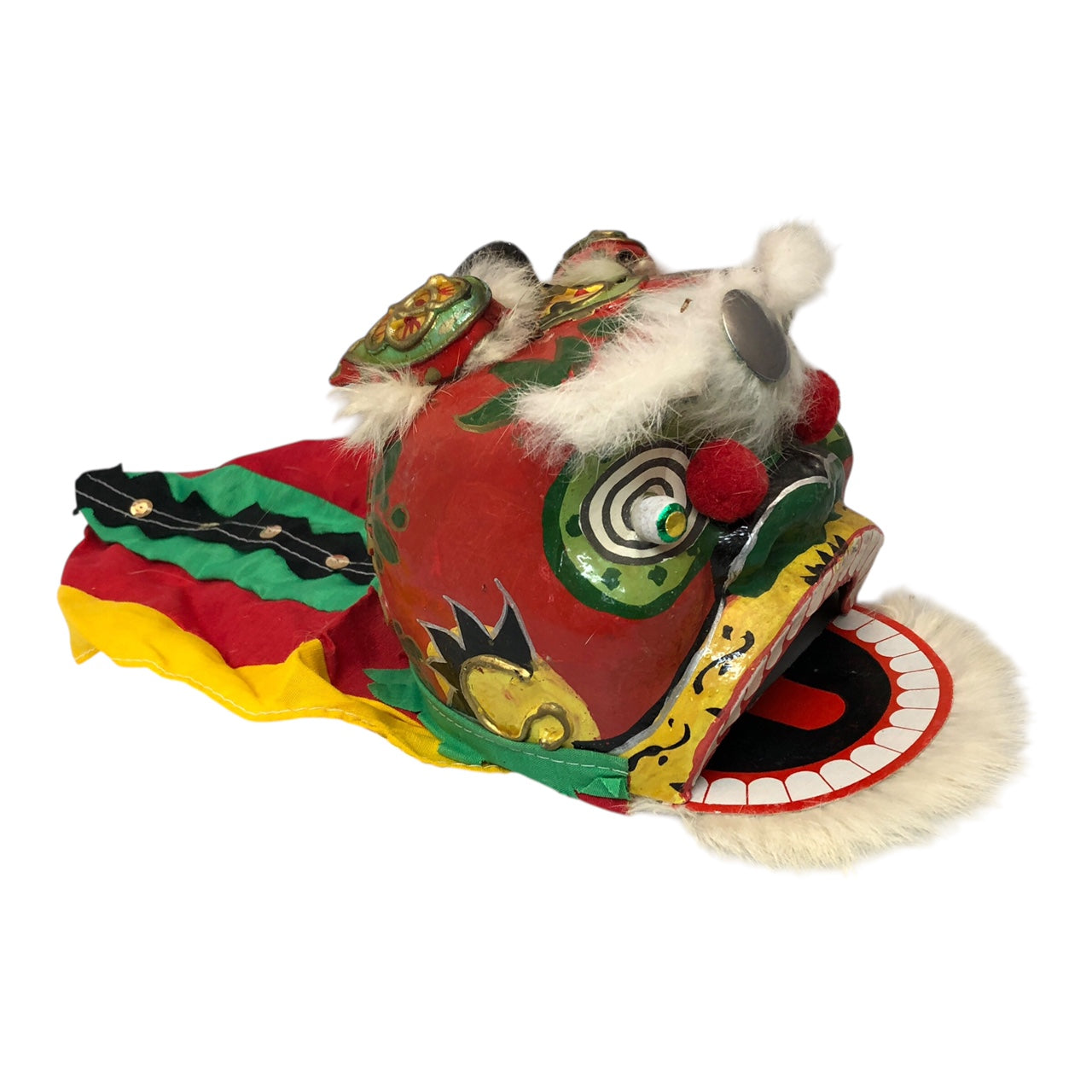17906 - 5.5" X 6" Paper Mâché Dragon Head Puppet |21-26|