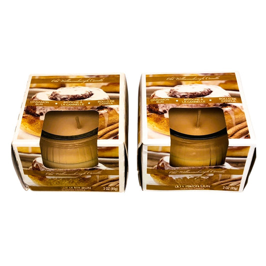 1141 - 2-Pack 3 Oz Cinnamon Bun Candle |Scent-10|