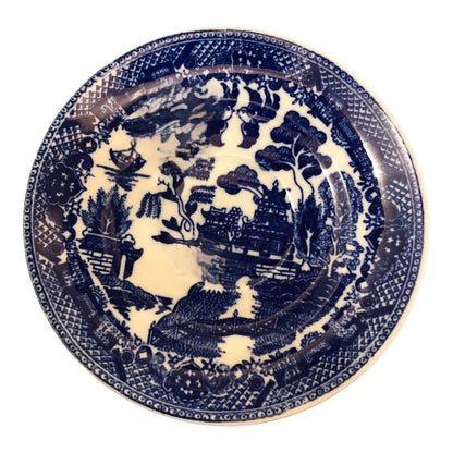2001 - Blue Willow Patterned Cup and Saucer |17-31|