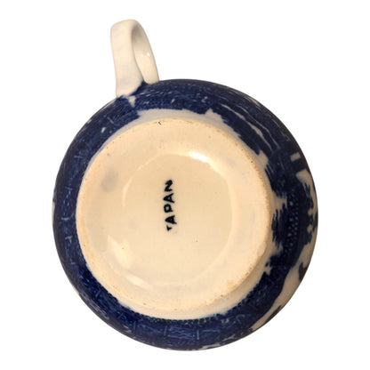 2001 - Blue Willow Patterned Cup and Saucer |17-31|