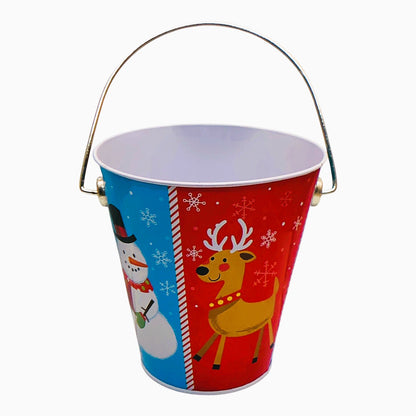 2252 - Christmas Characters 4.5" Metal Bucket |Pod 2-62|