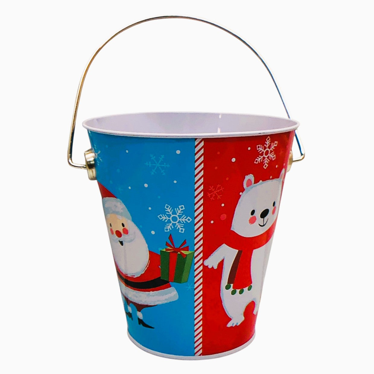 2252 - Christmas Characters 4.5" Metal Bucket |Pod 2-62|