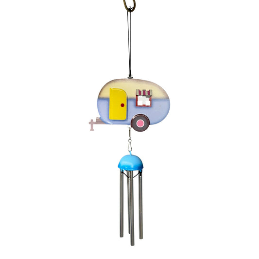 2415 - 10" Blue Camper METAL  Windchime - |G-8|