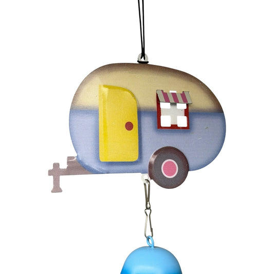 2415 - 10" Blue Camper METAL  Windchime - |G-8|