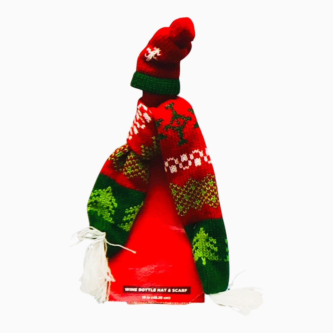 2516 - Wine Bottle Scarf and Hat with Fringe |Pod 2-61|